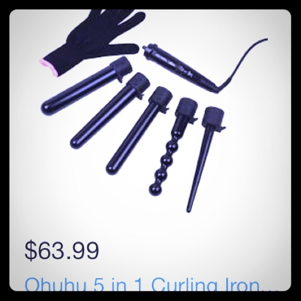 Brand new!! Ohuhu 5 in one curling iron.